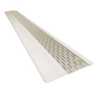 4 ft. x 6 in. Clean Mesh White Aluminum Gutter Guard (25 per Carton) 99451