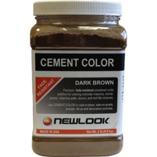 NewLook 2 lb. Dark Brown Fade Resistant Cement Color CC2LB102