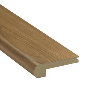 Fruitwood Spice 0.79 in. Depth 2.0 in. Width x 94 in. Length Flush Beveled Stairnose Molding H53E8115