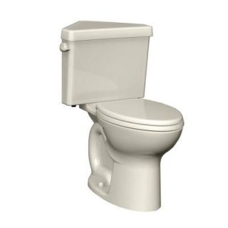 American Standard Cadet 3 Powerwash Triangle Right Height 2 piece 1.6 GPF Elongated Toilet in Linen 270AD001.222