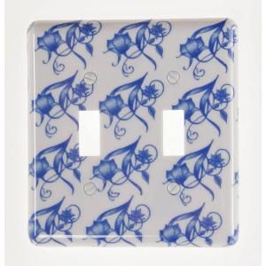 Amerelle Delft 2 Gang Toggle Wall Plate 1220TT