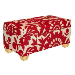 Home Decorators Collection Chatham Cherry Upholstered Storage Bench 6225GERCHER