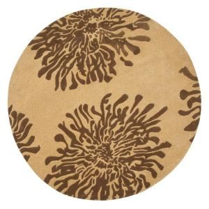 Home Decorators Collection Brunswick Beige 5 ft. 9 in. Round Area Rug 0004825210