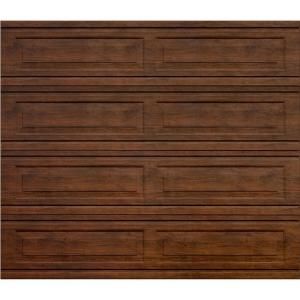 Martin Garage Doors Wood Collection Windriver 8 ft. x 7 ft. Long Panel Walnut Woodgrain Non Insulated Garage Door HDIY 000116