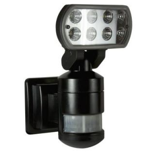 NightWatcher Security 220 Degree Outdoor Black Motorized Motion Tracking LED Security Light NW500BK