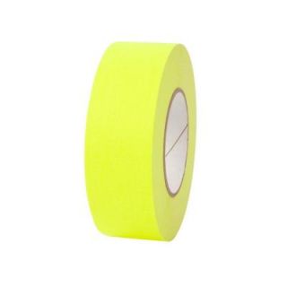 2 in. x 50 yds. Fluorescent Yellow Gaffer Industrial Vinyl Cloth Tape (3 Pack) 001G250MFLYEL