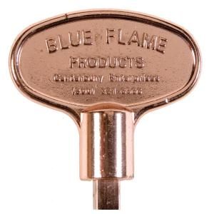 Blue Flame 3 in. Universal Gas Valve Key in Polished Copper BF.KY.03