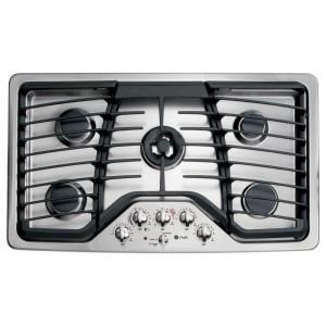 GE Profile 36 in. Gas Cooktop in Stainless Steel with 5 Burners PGP986SETSS