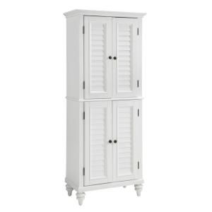 Home Styles Brushed White Wood Pantry 5543 69C