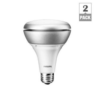Philips 65W Equivalent Bright White (3000K) BR30 LED Flood Light Bulb (2 Pack) DISCONTINUED 172180
