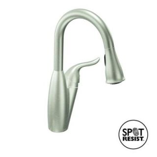 MOEN Solidad Single Handle Pull Down Sprayer Kitchen Faucet in Spot Resist Stainless DISCONTINUED CA87559SRS