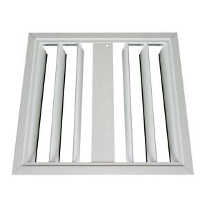 Master Flow 24 in. Aluminum Replacement Shutter (for Master Flow Whole House Fans) in White S24