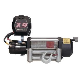 Superwinch X9 Series 12 Volt DC Vehicle Recovery Winch with 4 Way Roller Fairlead and 15 ft. Remote 1901C