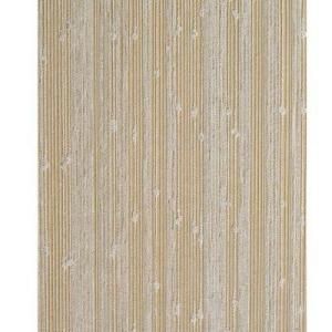 The Wallpaper Company 72 sq. ft. Oatmeal Chenille Textured Stripe Wallpaper DISCONTINUED WC1284557