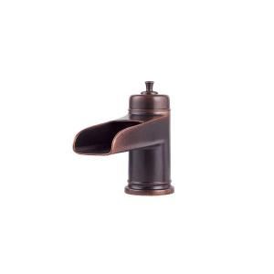 Pfister Ashfield 2 Handle Roman Tub Waterfall Spout in Rustic Bronze (Valve and Handles not included) RT6 5YPU