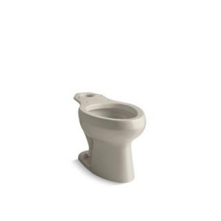 KOHLER Wellworth Elongated Toilet Bowl Only in Sandbar K 4303 G9
