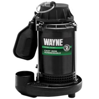 Wayne 1/2 HP Cast Iron Sump Pump with Tethered Float Switch DISCONTINUED CDT50