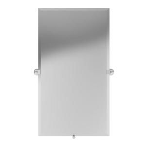 Ginger Columnar 36 5/9 in. L x 23 1/2 in. W Frameless Wall Mirror in Polished Chrome 4542/PC