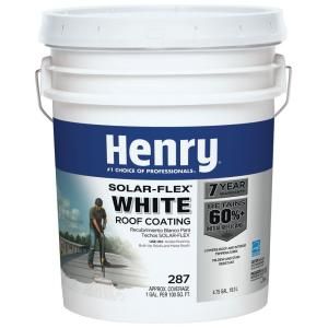 Henry 4.75 Gal. 287 Solarflex White Roof Coating HE287SF871
