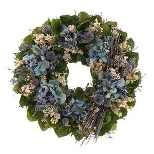 The Christmas Tree Company Thistle and Bloom 16 in. Dried Floral Wreath DISCONTINUED NG9164610CTC