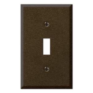 Creative Accents Steel 1 Toggle Wall Plate   Bronze 9TBZ101