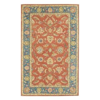 Home Decorators Collection Old London Terra and Blue 5 ft. x 8 ft. Area Rug 4561625110