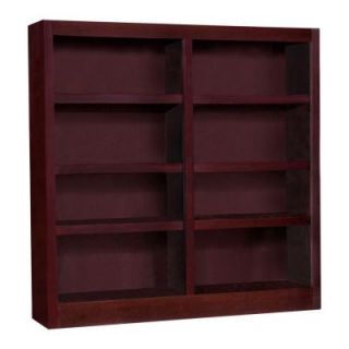 Concepts In Wood Midas Double Wide 8 Shelf Cherry Bookcase MI4848 C