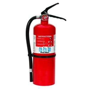 First Alert 3 A40 BC Rechargeable Heavy Duty Fire Extinguisher (2 Pack) PRO5