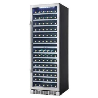Danby Silhouette Select 24 in. 146 Bottle Wine Cooler with Two Temperature Zones DWC408BLSST