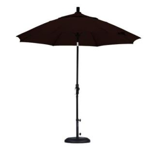 California Umbrella 9 ft. Fiberglass Collar Tilt Patio Umbrella in Mocha Pacifica GSCUF908705 SA32