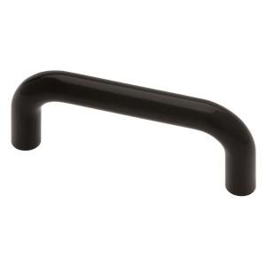 Liberty Black 3 in. Plastic Wire Cabinet Hardware Pull P604AAH BL C7