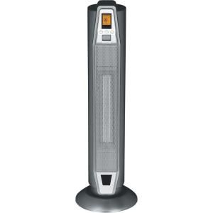 SPT 28.5 in. 1500   Watt Oscillating Tower Ceramic Heater with Thermostat and Remote SH 1960B