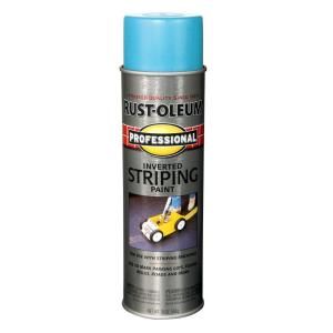 Rust Oleum Professional 18 oz. Flat Blue Striping Spray Paint (6 Pack) 2526838
