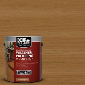BEHR Premium 1 gal. #ST 146 Cedar Semi Transparent Weatherproofing Wood Stain 507701
