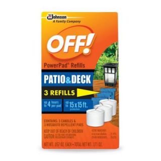 OFF PowerPad Mosquito Lantern Refills (3 Pack) 601384