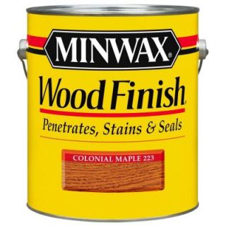 Minwax 1 gal. Oil Based Colonial Maple Wood Finish Interior Stain 71005