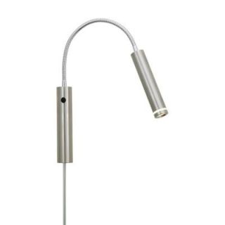 Adesso Eos 22 in. Satin Nickel LED Wall Light 3172 22