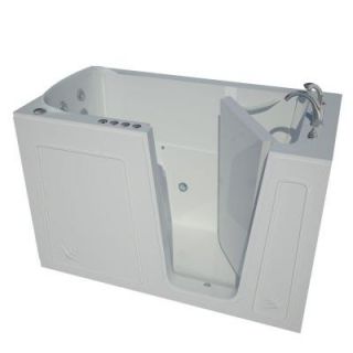 Universal Tubs 5 ft. x 32 in. Dual Walk In Whirlpool and Air Bath Tub in White HD3260RWD