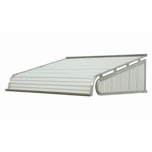NuImage Awnings 5 ft. 2100 Series Aluminum Door Canopy (42 in. Projection) in White 21X7X6001XX05X