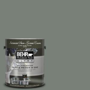 BEHR Premium Plus Ultra Home Decorators Collection 1 gal. #HDC AC 22 Cedar Forest Semi Gloss Enamel Interior Paint 375301