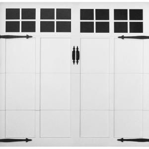Martin Garage Doors David O. Martin Collection Pinnacle Design 63 9 ft. x 7 ft. Aluminum White Insulation Clear Window Garage Door HDIY 000857
