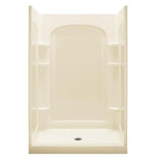 Sterling Plumbing Ensemble Curve 35 1/4 in. x 48 in. x 77 in. Shower Kit in Almond DISCONTINUED 72220100 47