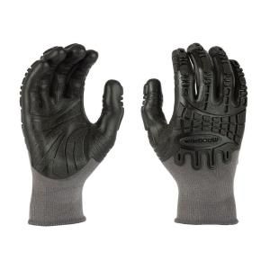 Mad Grip Thunderdome Impact Medium Flex Glove in Grey/Black 0MG10F5 GRYBLK M