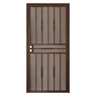 Unique Home Designs Cottage Rose 36 in. x 80 in. Copper Outswing Security Door SDR06000361015