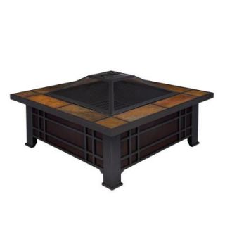 Real Flame Morrison 34 in. Wood Burning Fire Pit 906 BK