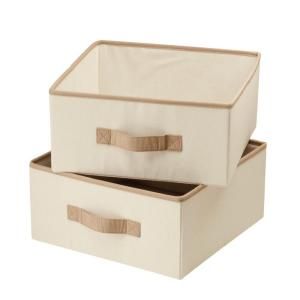 Honey Can Do Natural Canvas Drawers for Hanging Organizer (2 Pack) SFT 01255