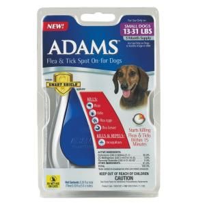 ADAMS Flea and Tick Spot On for Small Dogs 13   31 lb. (3 Month Supply) 100507381