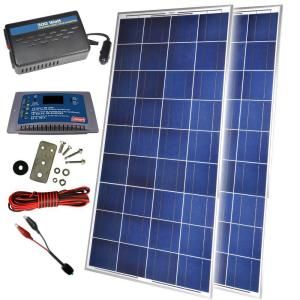 Coleman 300 Watt Solar Back Up Power Kit 38528