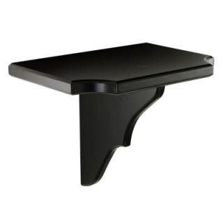 Martha Stewart Living Solutions 9.5 in. Floating Silhouette Large Clipped Corner Shelf 1037310210