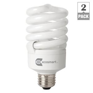 EcoSmart 23 Watt (100W) Dimmable Soft White CFL Light Bulb (2 Pack) (E)* ES5M823DIM2
